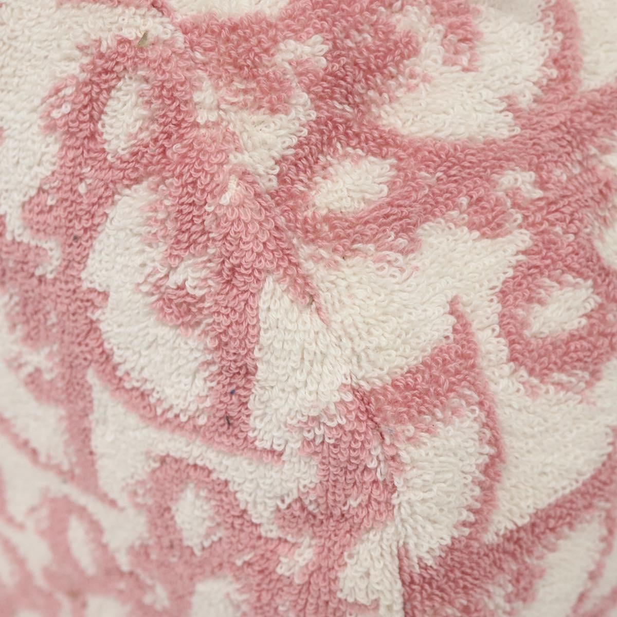 Christian Dior Vintage Trotter Pouch Pile, PINK, COTTON, Clutche & pouche