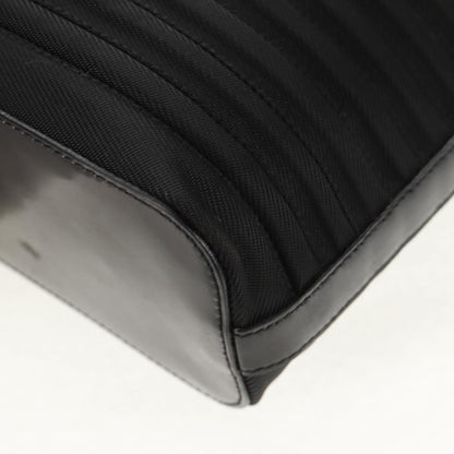 Gucci Vintage Bamboo Handle Bag Nylon, BLACK, NYLON, Handbag