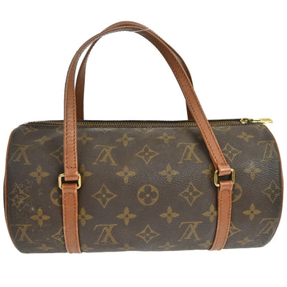 Louis Vuitton Papillon Handbag Monogram Canvas, Brown, Canvas, Handbag