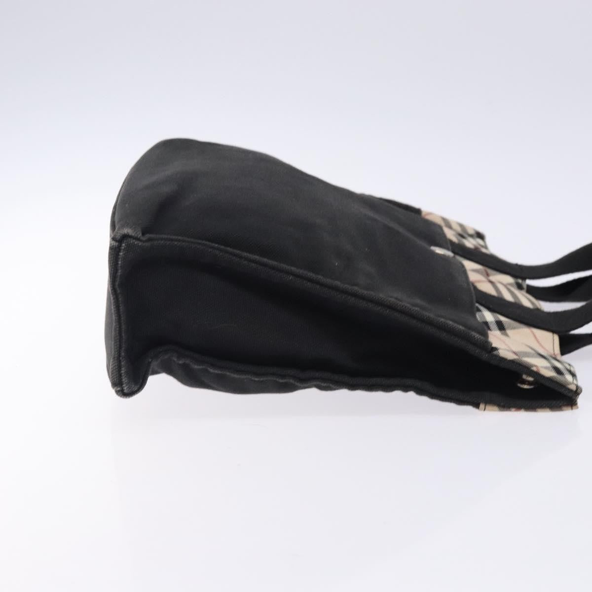 Burberry Nova Check Tote canvas check pattern, BLACK, CANVAS, Tote bag