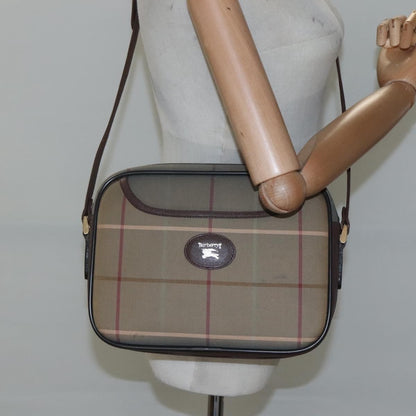 Burberry Nova check Shoulder bag Canvas, BEIGE, CANVAS, Shoulder bag
