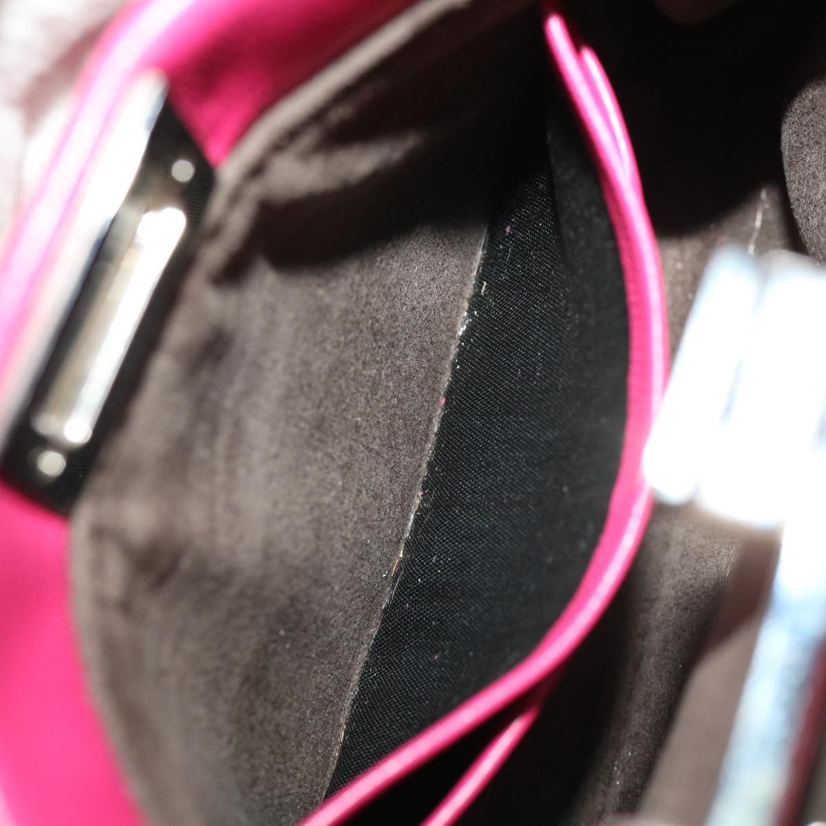 Fendi Peekaboo Bag Leather, PINK, LEATHER, Handbag