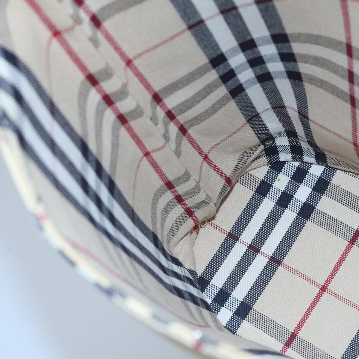 Burberry Nova check Shoulder bag Canvas, BEIGE, CANVAS, Shoulder bag