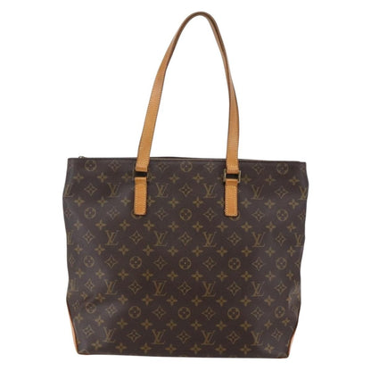 Louis Vuitton Cabas Mezzo Monogram Canvas, BROWN, CANVAS, Tote bag