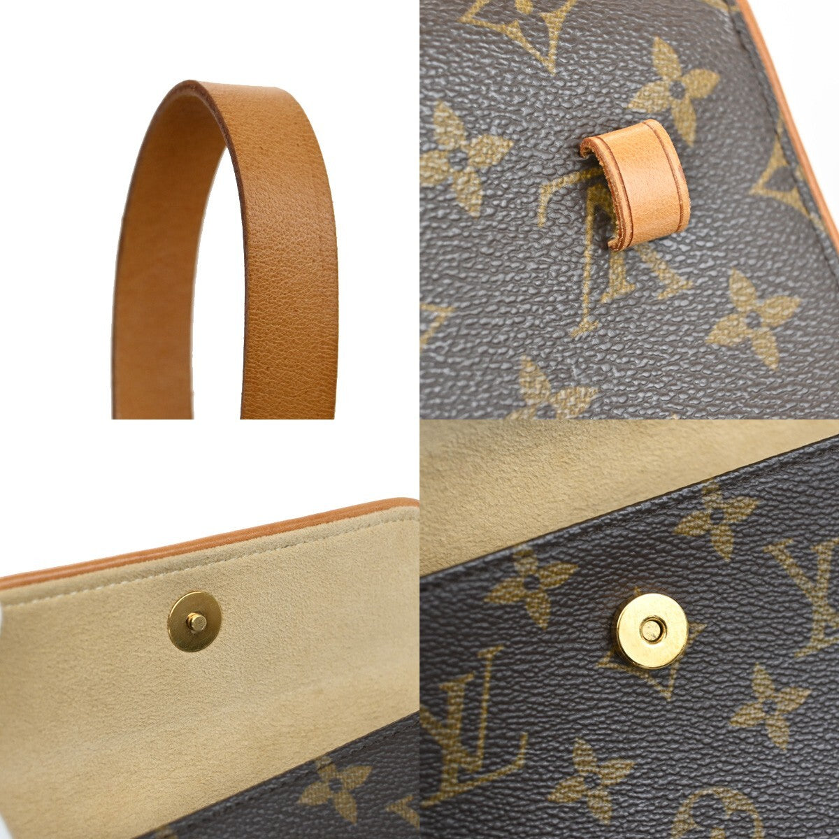 Louis Vuitton Florentine Waist Bag Monogram Canvas, BROWN, CANVAS, Crossbody bag