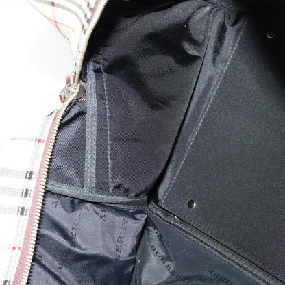 Burberry Vintage Zip Around Duffle Bag House Check Canvas, BEIGE, CANVAS, Travel bag