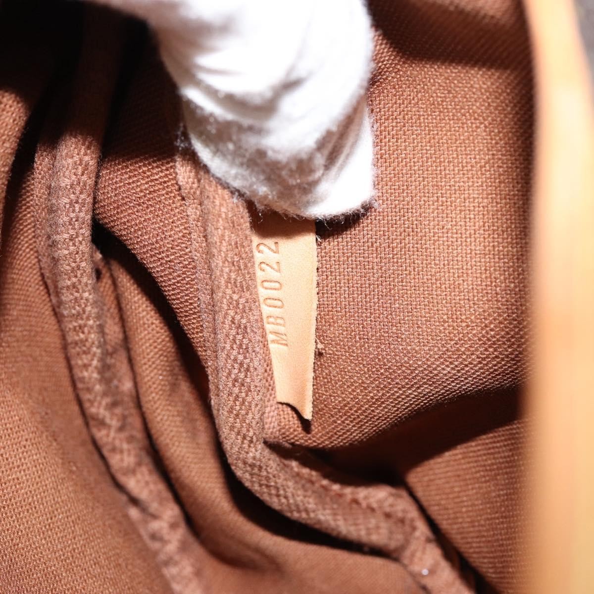 Louis Vuitton Saumur Handbag Monogram Canvas, BROWN, CANVAS, Shoulder bag