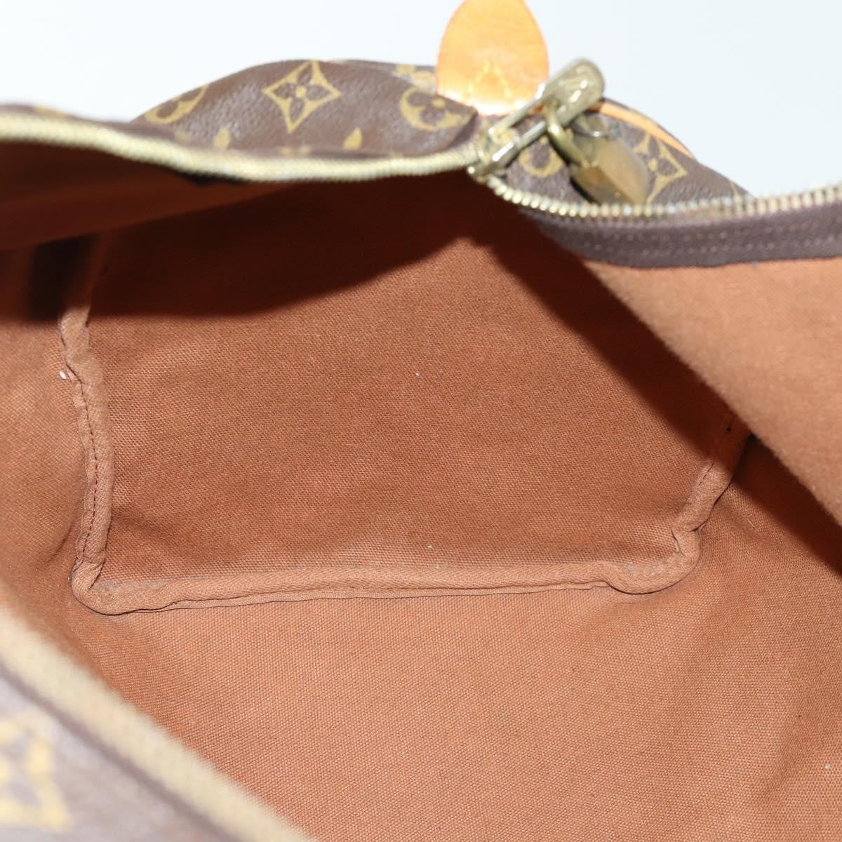 Louis Vuitton Keepall Bag Monogram Canvas, BROWN, CANVAS, Travel bag