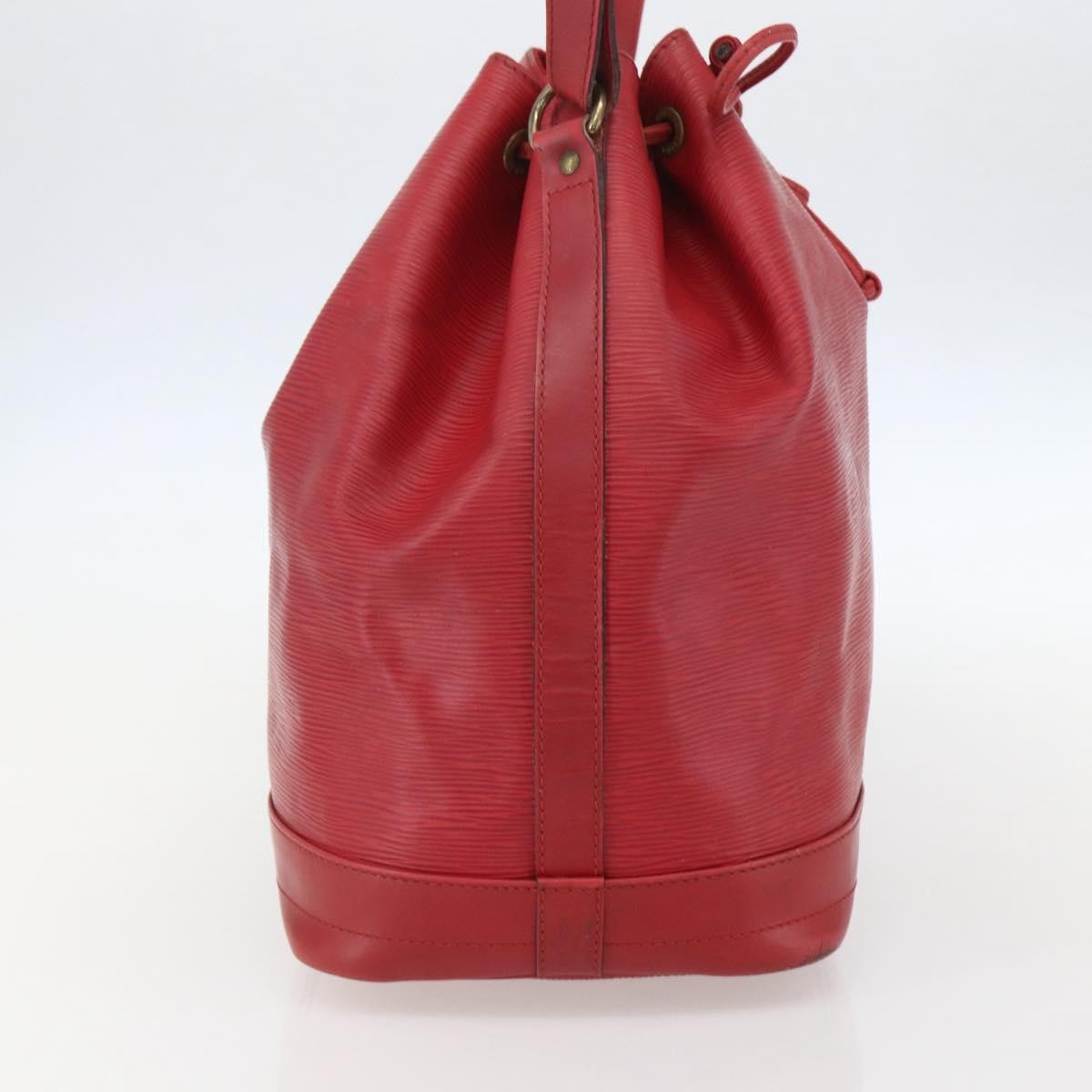 Louis Vuitton Petit Noe NM Handbag Epi Leather, RED, LEATHER, Shoulder bag