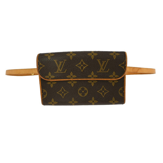 Louis Vuitton Florentine Waist Bag Monogram Canvas, BROWN, CANVAS, Clutche & pouche