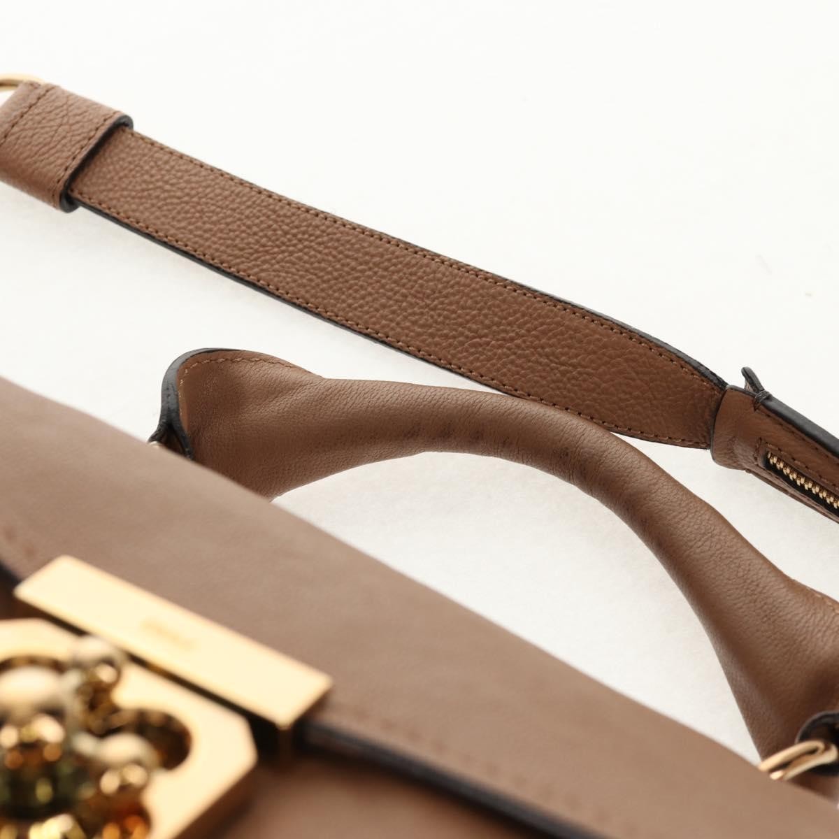 Chloe Elsie Convertible Satchel Leather, BEIGE, LEATHER, Handbag