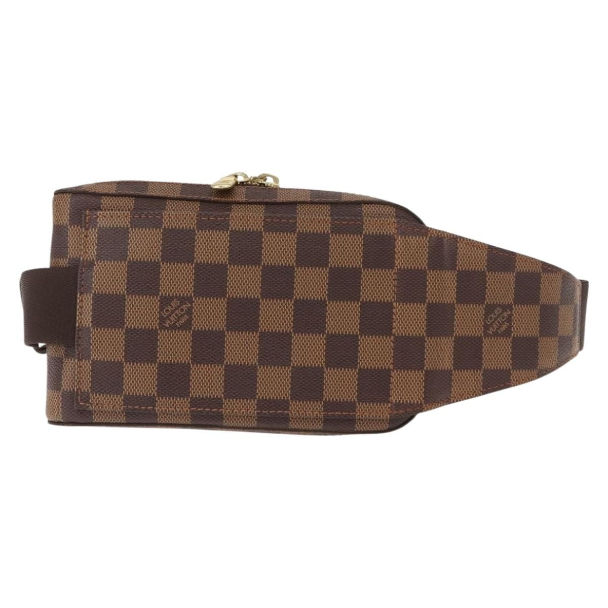 Louis Vuitton Geronimos Waist Bag Damier, BROWN, CANVAS, Shoulder bag
