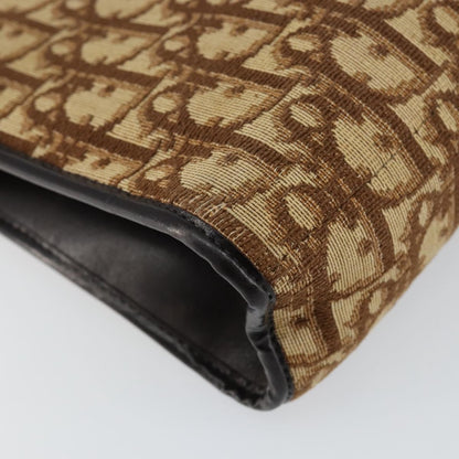 Christian Dior Vintage Trotter Shoulder Bag Canvas, BROWN, CANVAS, Shoulder bag