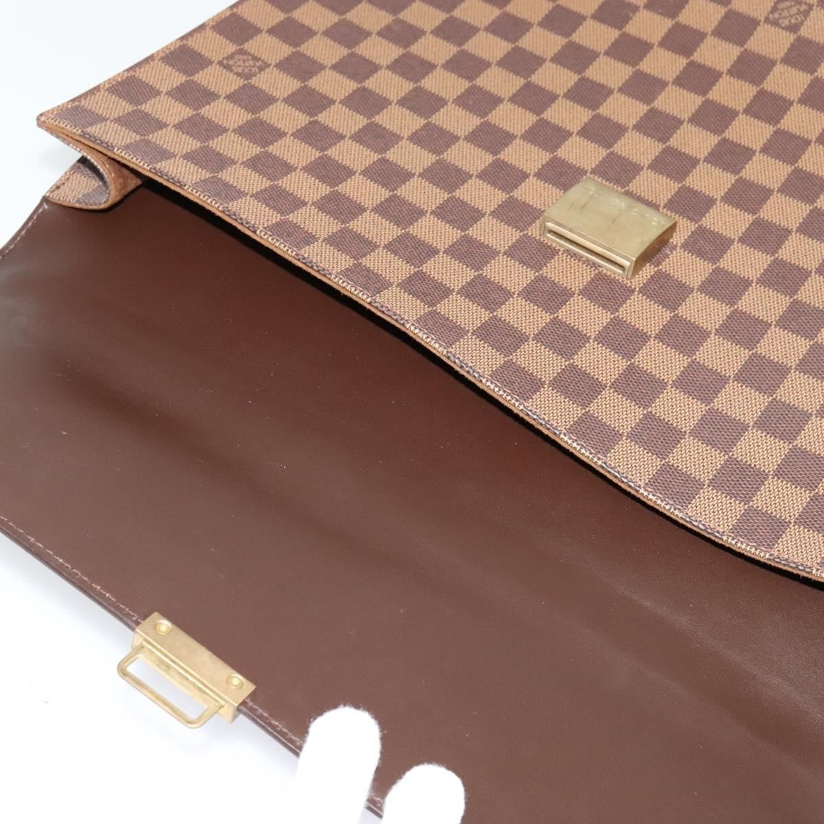 Louis Vuitton Altona Bag Damier, BROWN, CANVAS, Briefcase