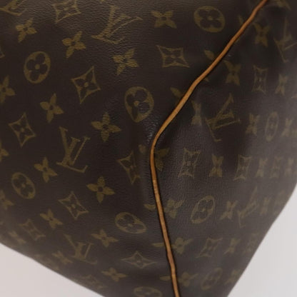 Louis Vuitton Keepall Bag Monogram Canvas, BROWN, CANVAS, Travel bag