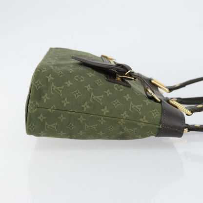 Louis Vuitton Lucille Handbag Mini Lin, KHAKI, CANVAS, Handbag