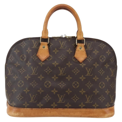 Louis Vuitton Vintage Alma Handbag Monogram Canvas, BROWN, CANVAS, Handbag