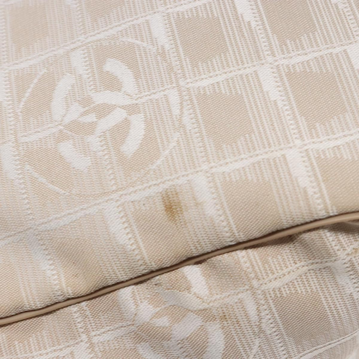 Chanel Travel Line Tote Nylon, BEIGE, NYLON, Travel bag