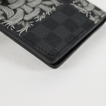 Louis Vuitton Pocket Organizer Limited Edition Nemeth Damier Graphite, BLACK, CANVAS, Clutche & pouche