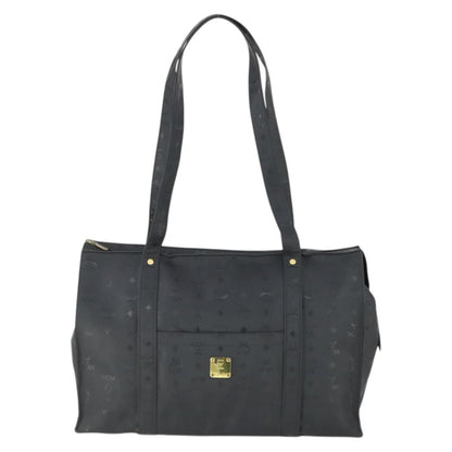 MCM Vintage Visetos Tote bag Canvas, BLACK, CANVAS, Tote bag