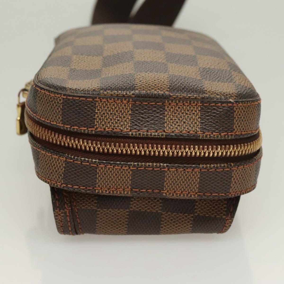 Louis Vuitton Geronimos Waist Bag Damier, BROWN, CANVAS, Shoulder bag