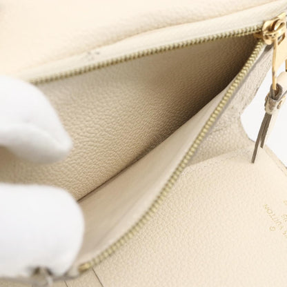 Louis Vuitton Zoe Wallet Monogram Empreinte Leather, BEIGE, LEATHER, Wallets