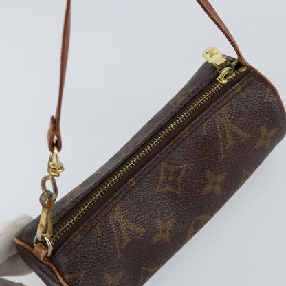 Louis Vuitton Papillon Pochette Monogram Canvas, BROWN, CANVAS, Clutche & pouche