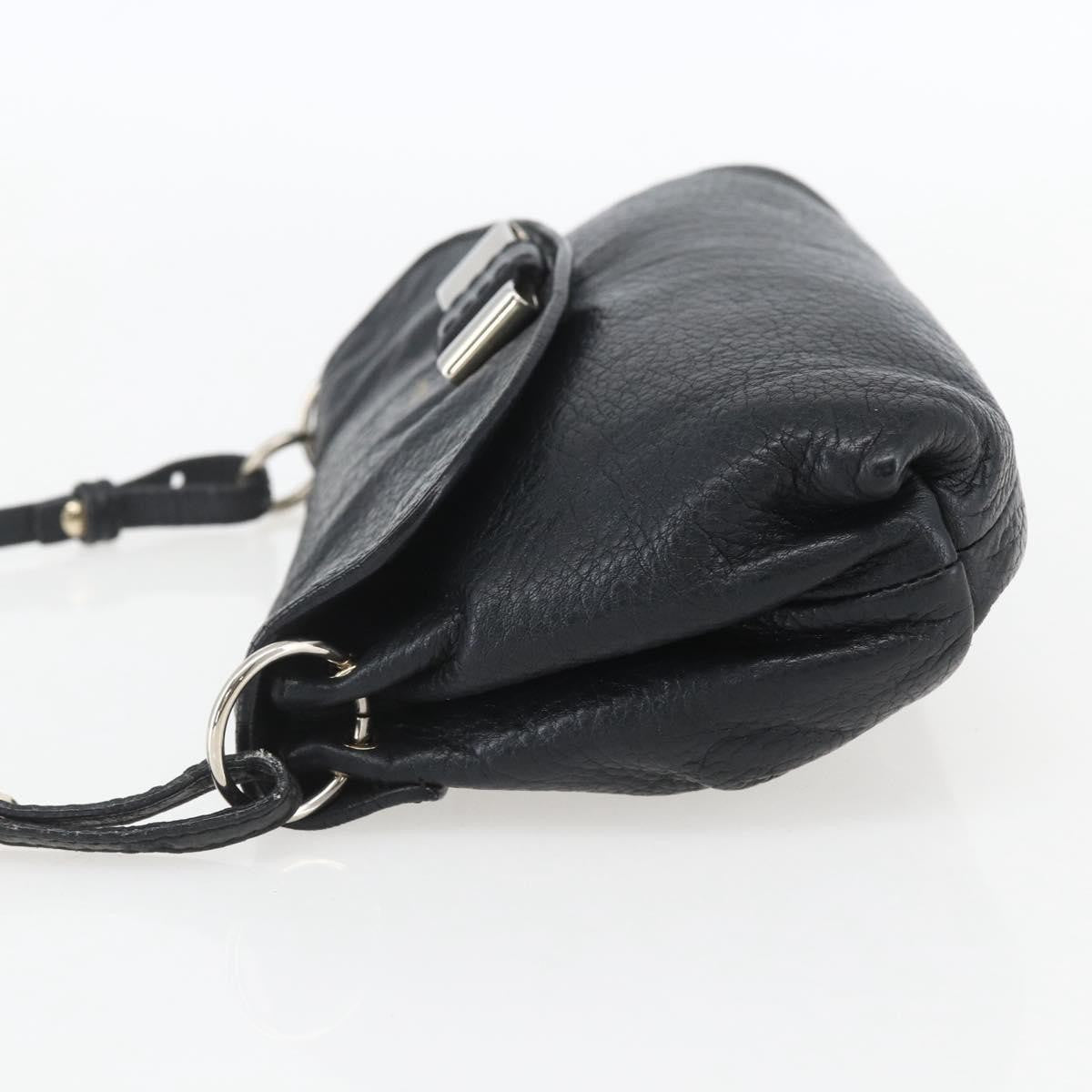 Chloe Lily Shoulder bag Leather, BLACK, LEATHER, Shoulder bag