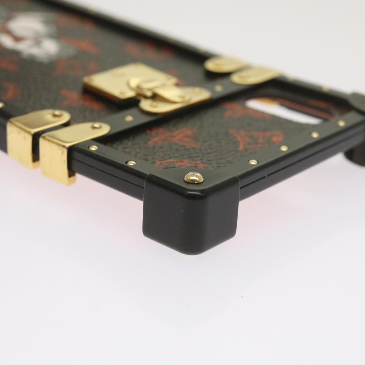 Louis Vuitton Phone case Canvas, BLACK, METAL, Tech accessory