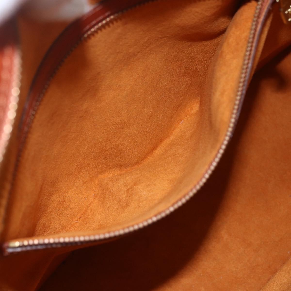 Louis Vuitton Lussac Handbag Epi Leather, BROWN, LEATHER, Shoulder bag