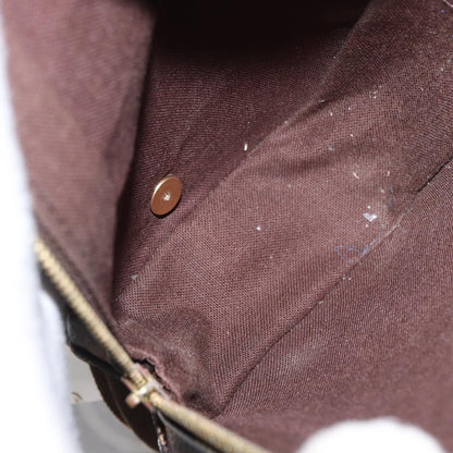 Louis Vuitton Pochette Gange Damier, BROWN, CANVAS, Clutche & pouche