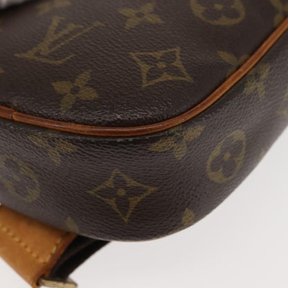 Louis Vuitton Pochette Gange Monogram Canvas, BROWN, CANVAS, Clutche & pouche