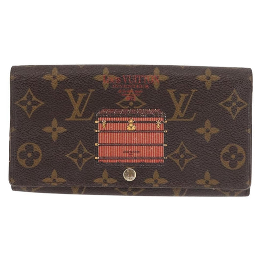 Louis Vuitton Vintage Sarah Wallet Monogram Canvas, BROWN, CANVAS, Wallets