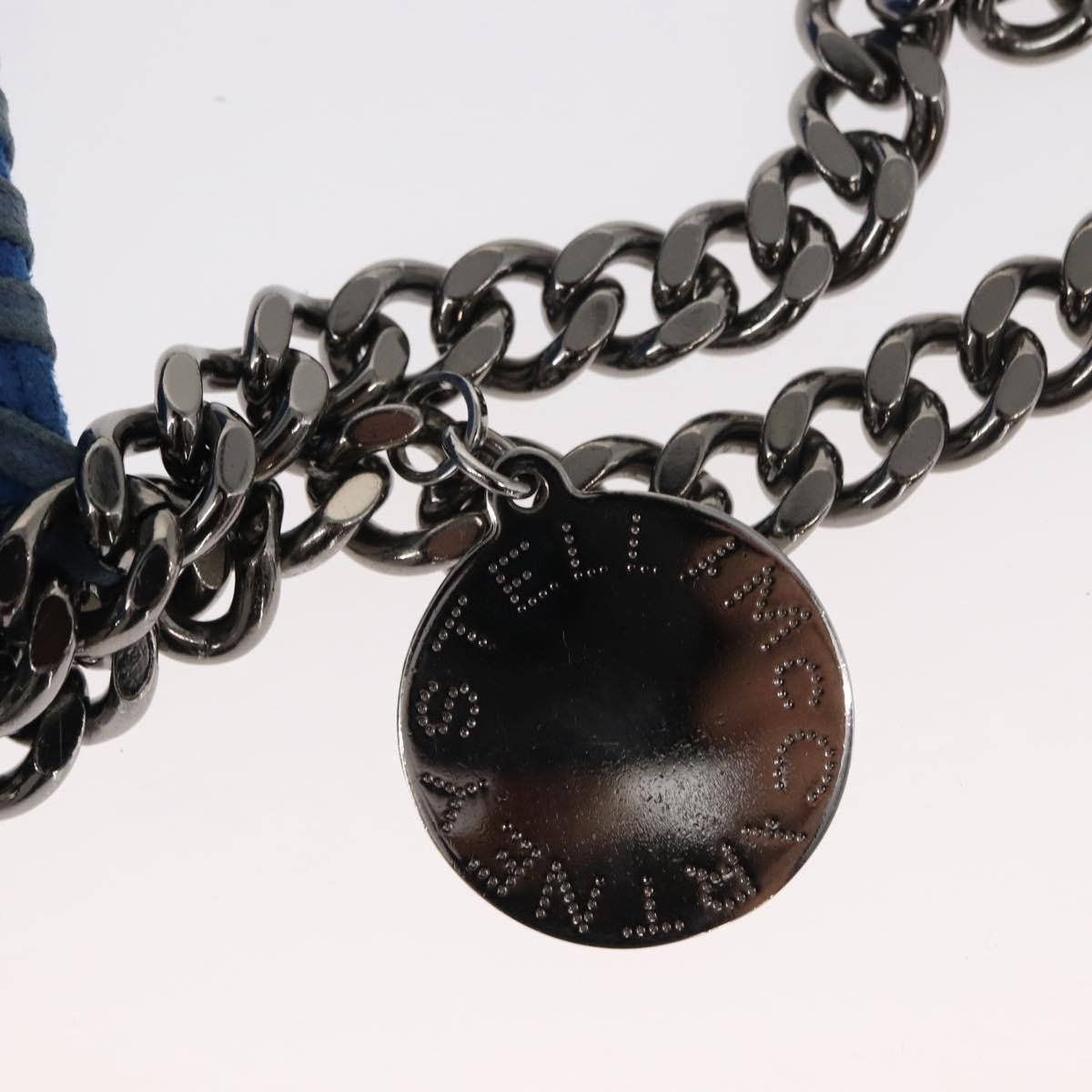 Stella McCartney Falabella Tote Shaggy Deer, BLUE, POLYESTER, Tote bag