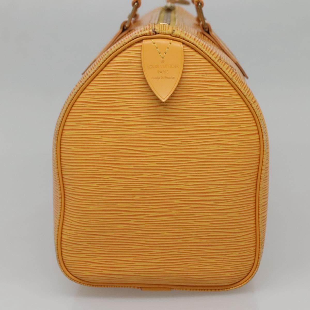 Louis Vuitton Speedy Handbag Epi Leather, YELLOW, LEATHER, Handbag