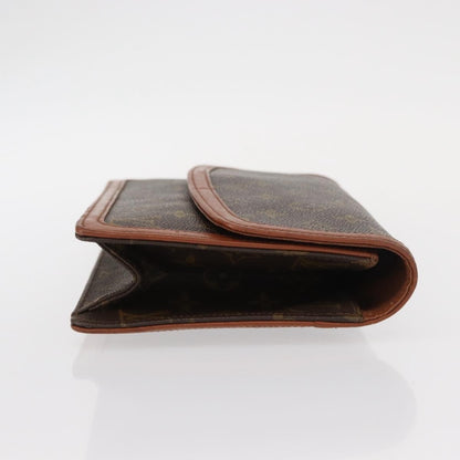 Louis Vuitton Dame Pochette Monogram Canvas, BROWN, CANVAS, Clutche & pouche