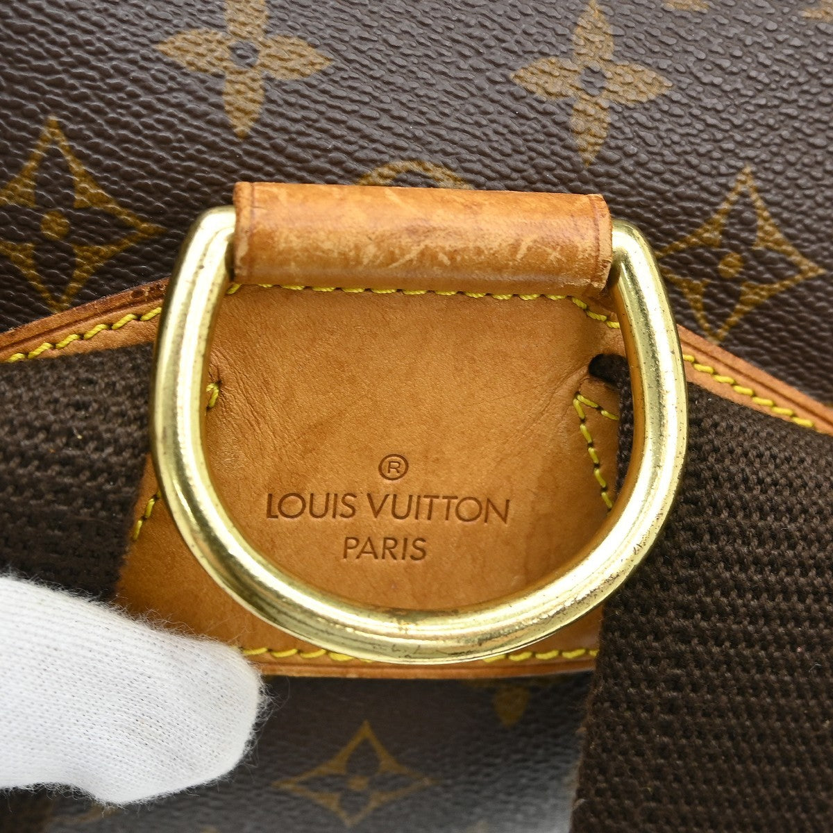 Louis Vuitton Vintage Montsouris Backpack Monogram Canvas, Brown, Canvas, Backpack