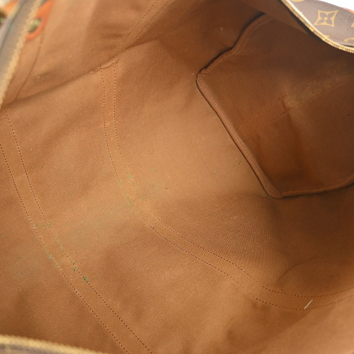Louis Vuitton Keepall Bag Monogram Canvas, BROWN, CANVAS, Travel bag