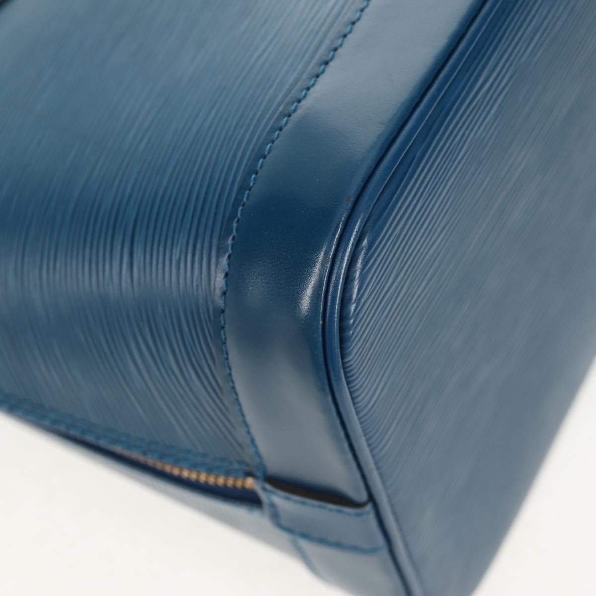 Louis Vuitton Alma Handbag Epi Leather, BLUE, LEATHER, Handbag