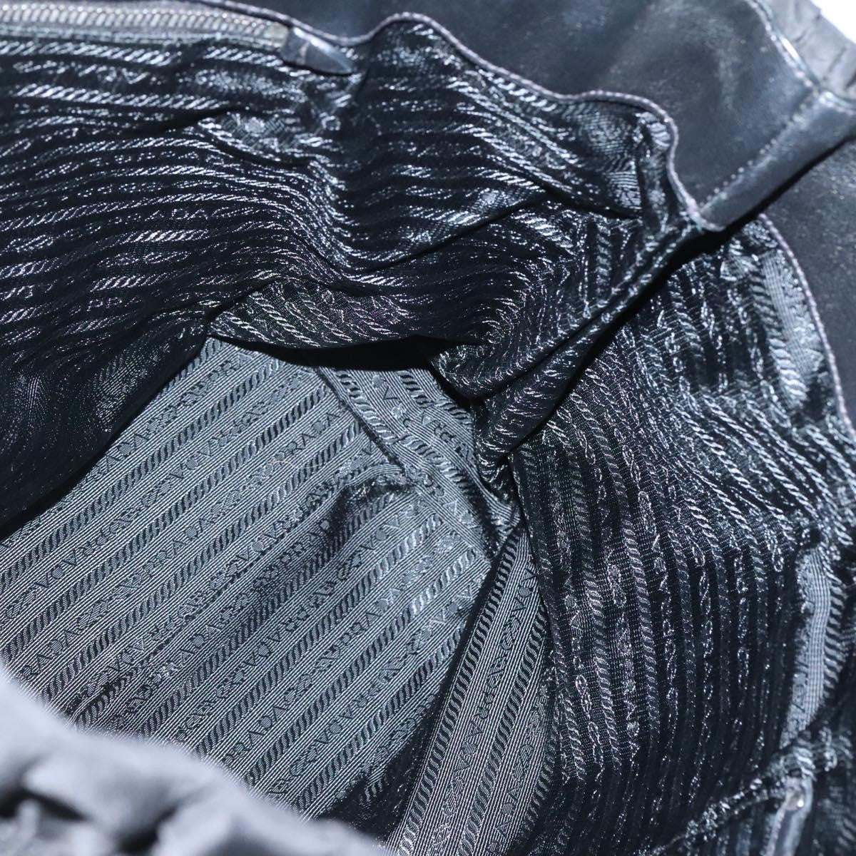 Prada Gaufre Tote Tessuto, BLACK, NYLON, Tote bag