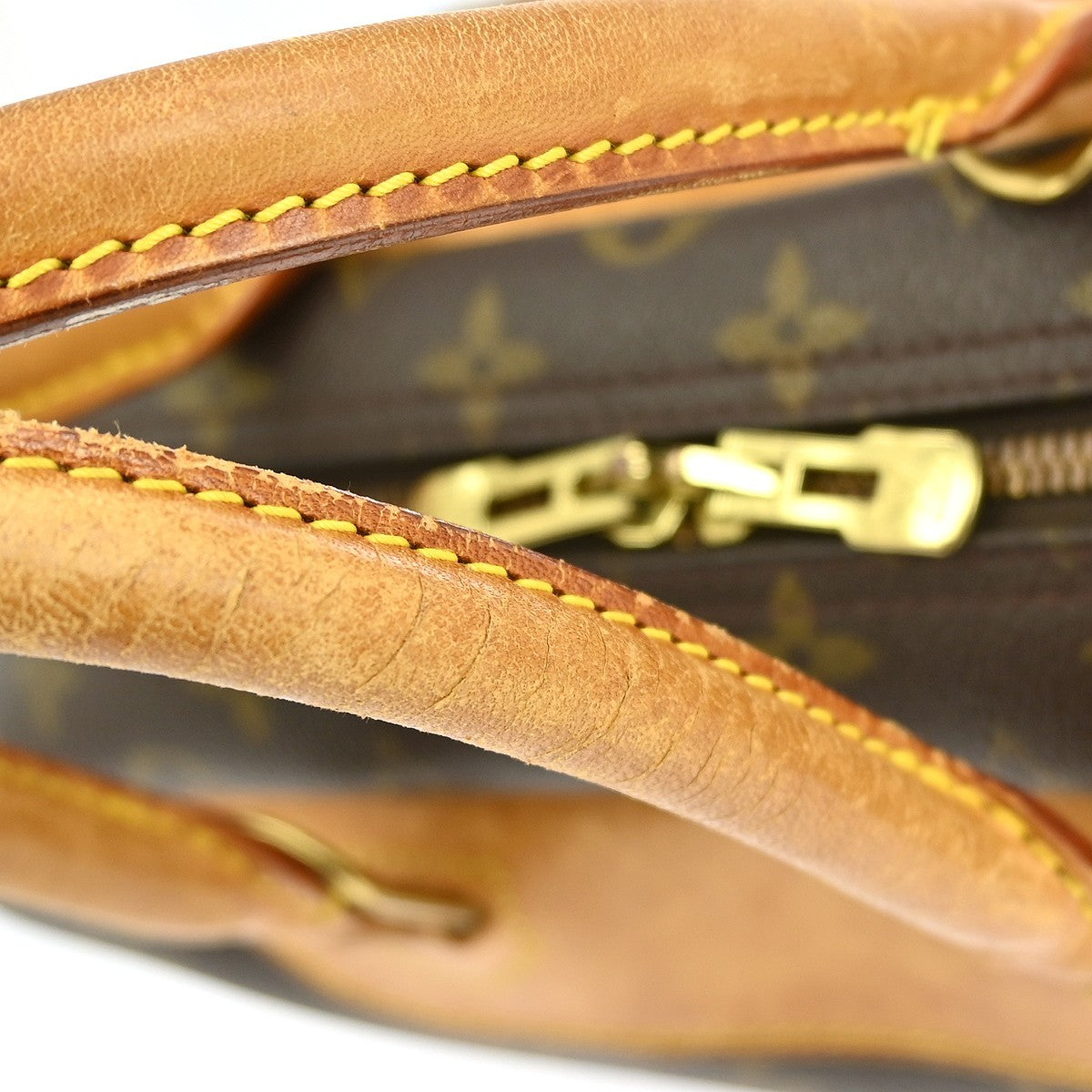 Louis Vuitton Deauville Handbag Monogram Canvas, BROWN, CANVAS, Handbag