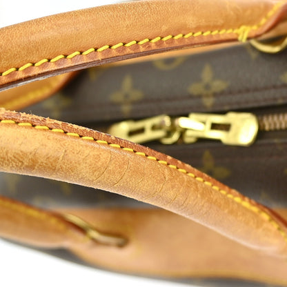 Louis Vuitton Deauville Handbag Monogram Canvas, BROWN, CANVAS, Handbag