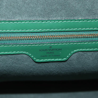 Louis Vuitton Lussac Handbag Epi Leather, GREEN, LEATHER, Shoulder bag