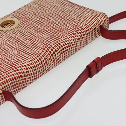 Salvatore Ferragamo Gancini Shoulder Bag Leather, RED, LEATHER, Shoulder bag