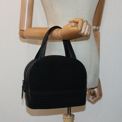 Burberry Vintage Handbag Suede, BLACK, SUEDE, Handbag