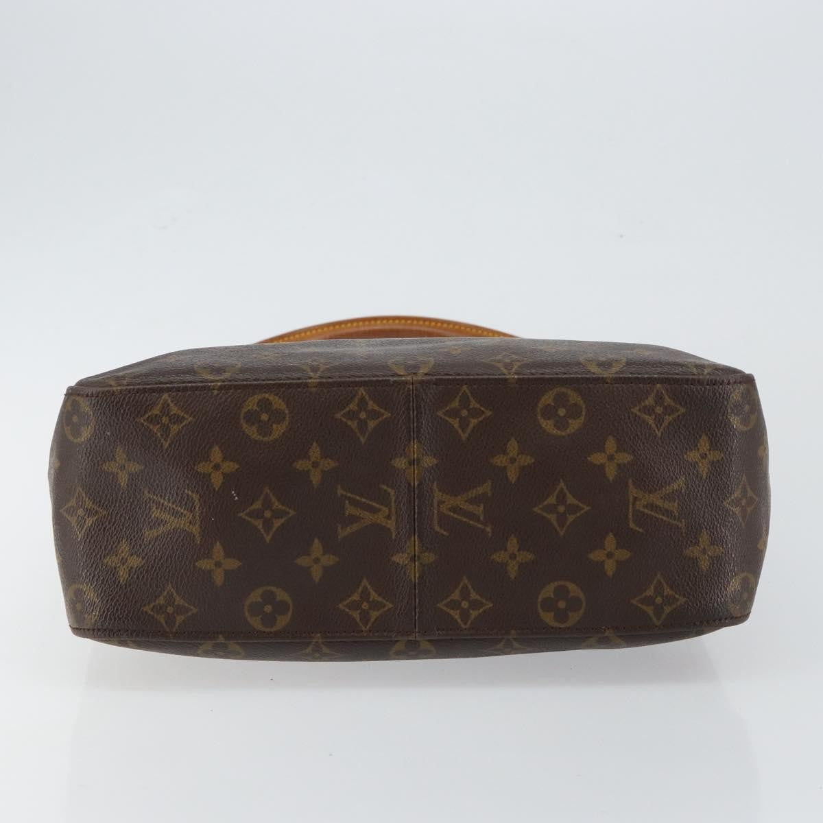 Louis Vuitton Looping Handbag Monogram Canvas, BROWN, CANVAS, Handbag