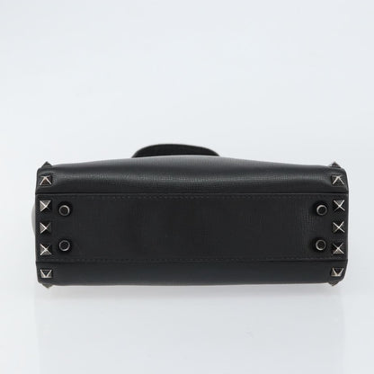 Valentino Garavani Rockstud Tote Rigid Leather, BLACK, LEATHER, Handbag