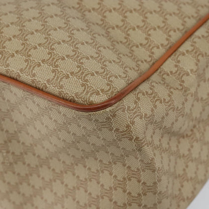 Celine Macadam Shoulder Bag PVC Leather, BEIGE, CANVAS, Shoulder bag