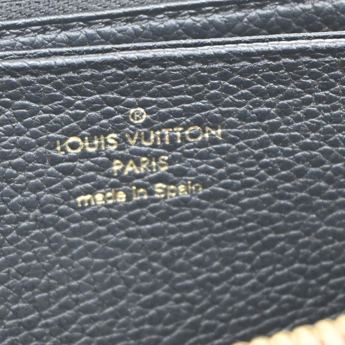 Louis Vuitton Zippy Wallet NM Leather Empreinte, BLACK, LEATHER, Wallets