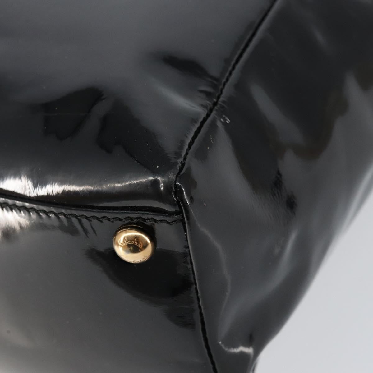 Salvatore Ferragamo Vala tote Patent Leather, BLACK, PATENT_LEATHER, Tote bag